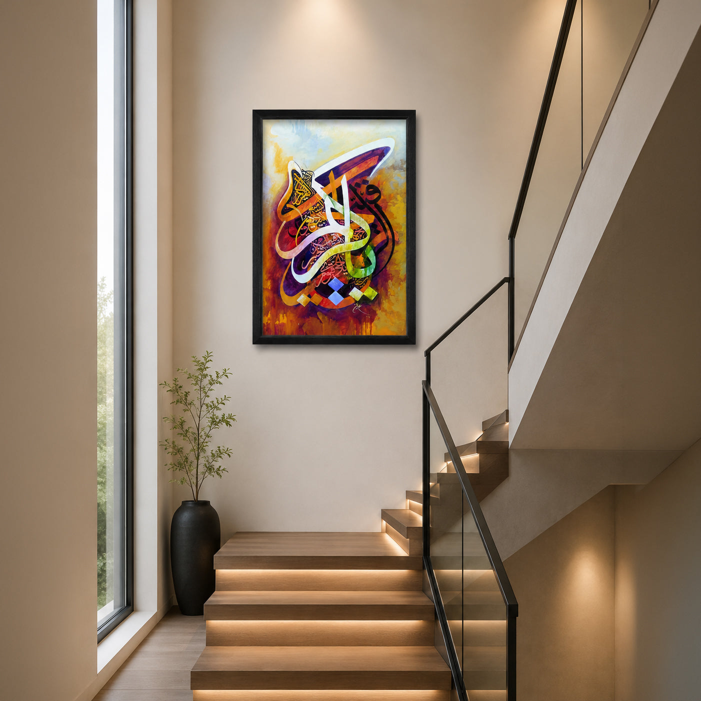 Ya Hayyu Ya Qayyum Wall Painting
