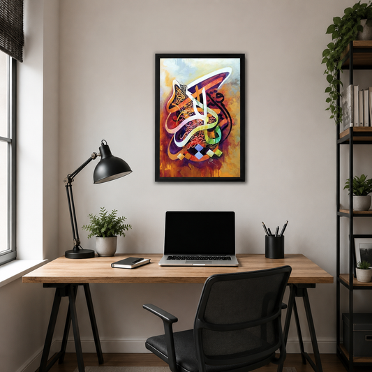 Ya Hayyu Ya Qayyum Wall Painting